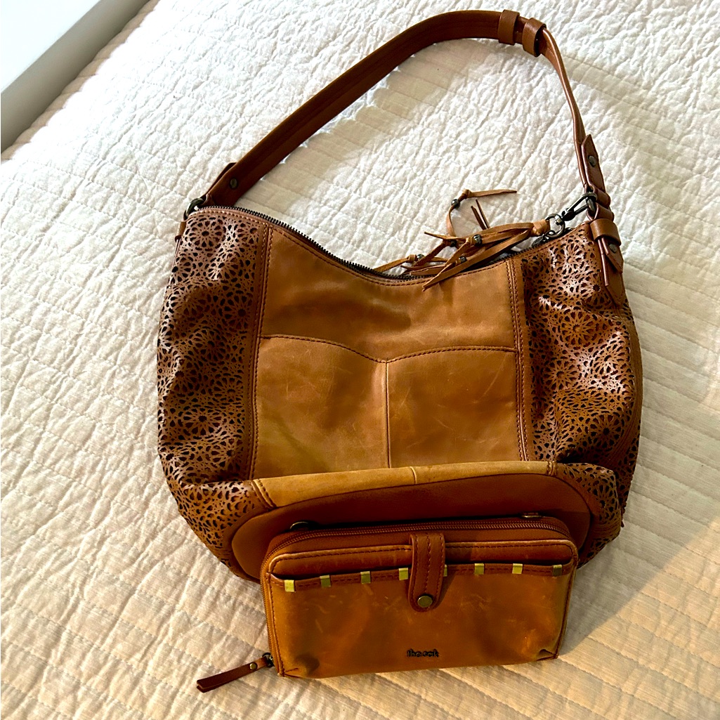 The Sak Shoulder Bag With Matching Wallet